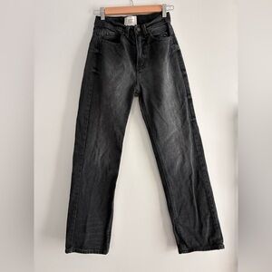 BDG Women’s Black Straight-Leg Cowboy  Jeans